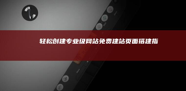 轻松创建专业级网站：免费建站页面搭建指南